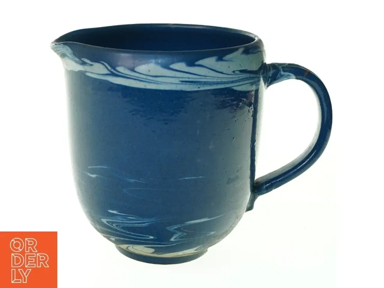 Billede 1 - Keramik Kande med dekorativ glasur (str. 14 x 16 cm)
