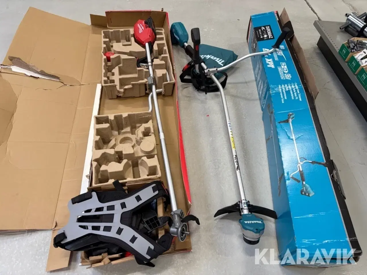 Billede 4 - Buskryddere Makita + Milwaukee DUR368AZ + M18 2 enheder