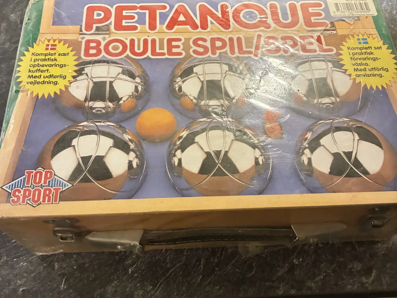Billede 2 - Petanque Boules Spil Sæt i Trækasse