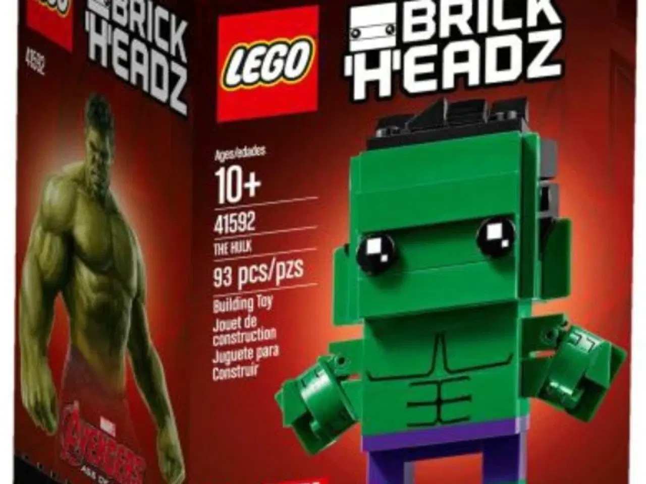 Billede 1 - Lego Super heroes, Brickheadz, 41592 The Hulk