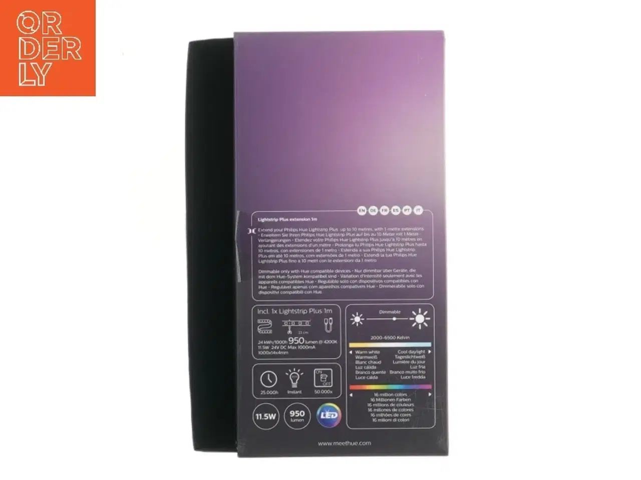 Billede 2 - Philips Hue Lightstrip Plus forlænger 1m fra Philips (str. 1 m cm)