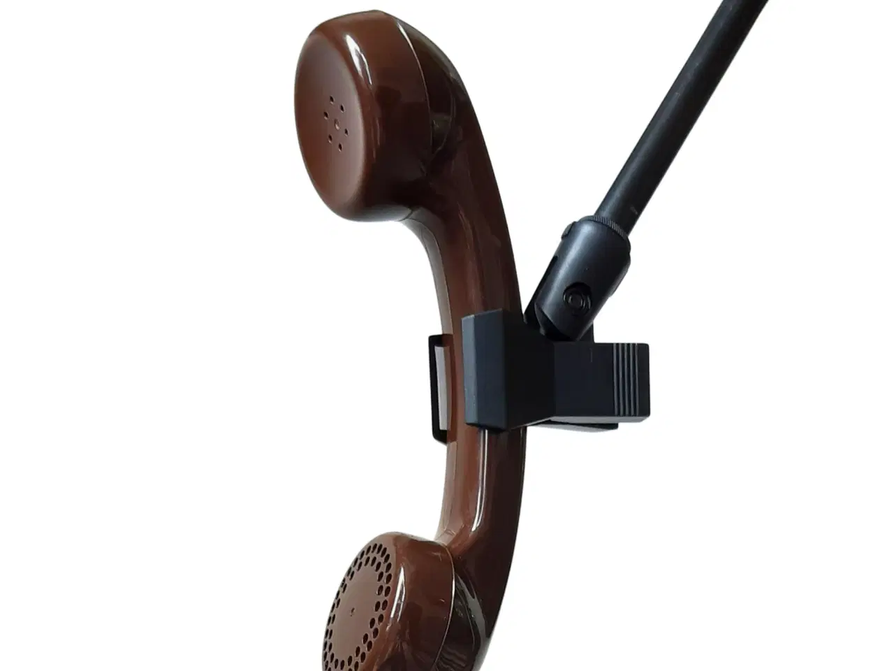 Billede 1 - Retro telefon mikrofon (Brun)