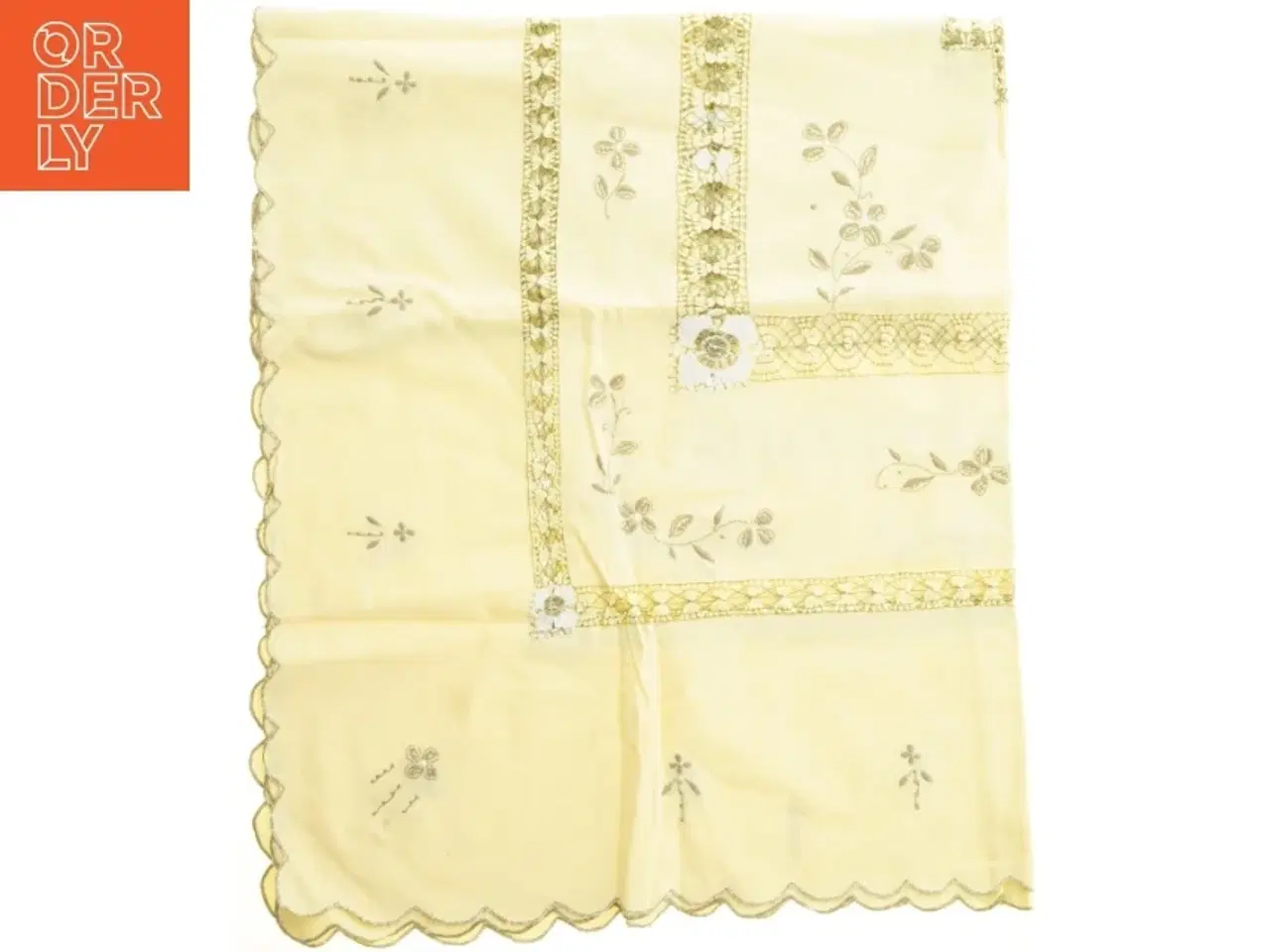 Billede 4 - Broderet borddug (str. 180 x 110 cm)