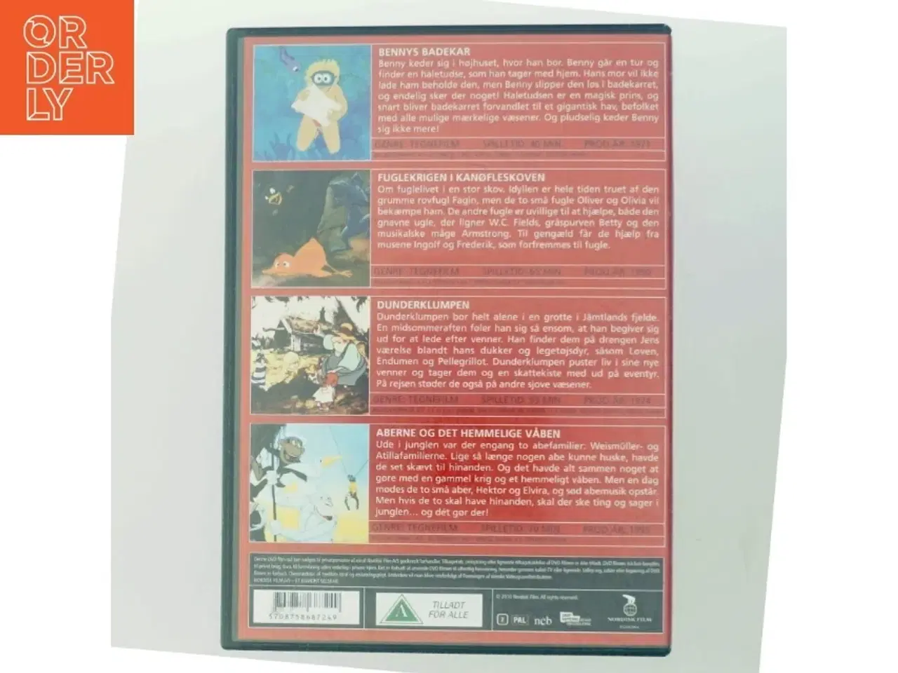 Billede 3 - Eventyrlige Børnefilm - 4DVD boks (Bog)