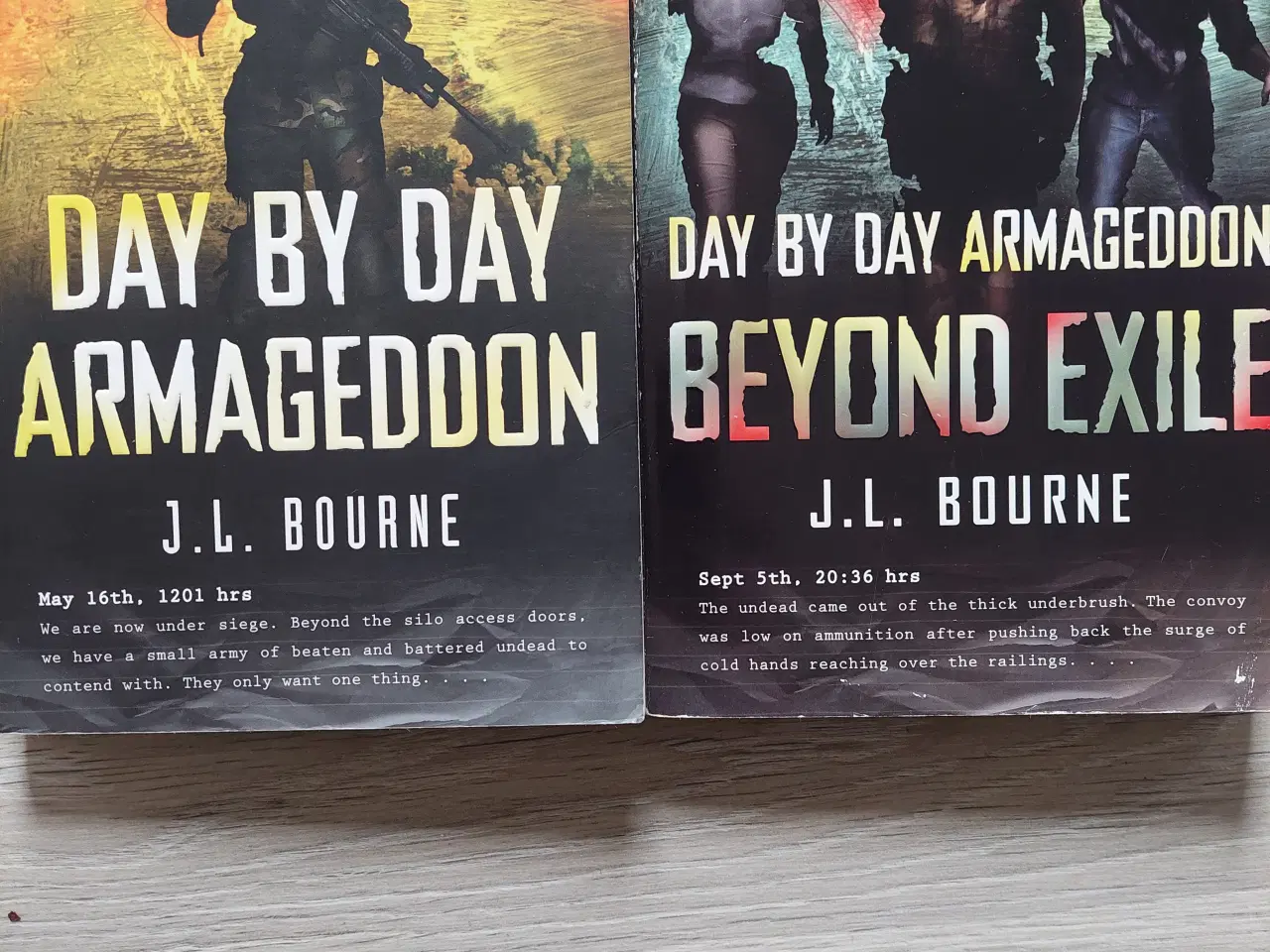 Billede 1 - Day by day bøger af J.L. Bourne
