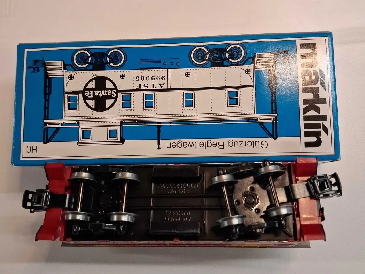 Billede 1 - Märklin # 4777 H0 Santa Fe caboose