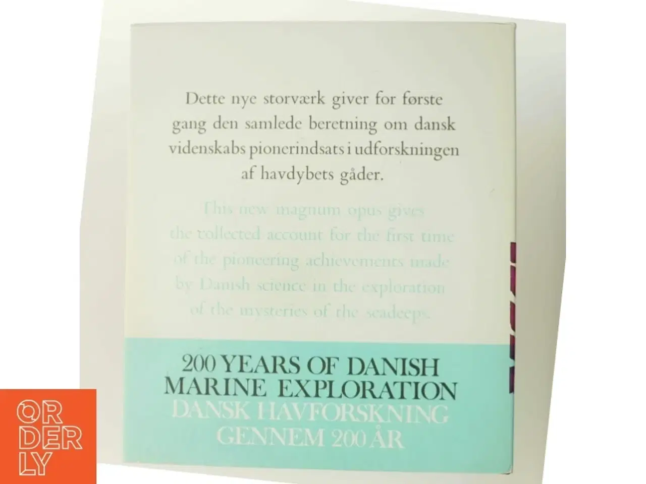 Billede 3 - Bog om dansk havforskning