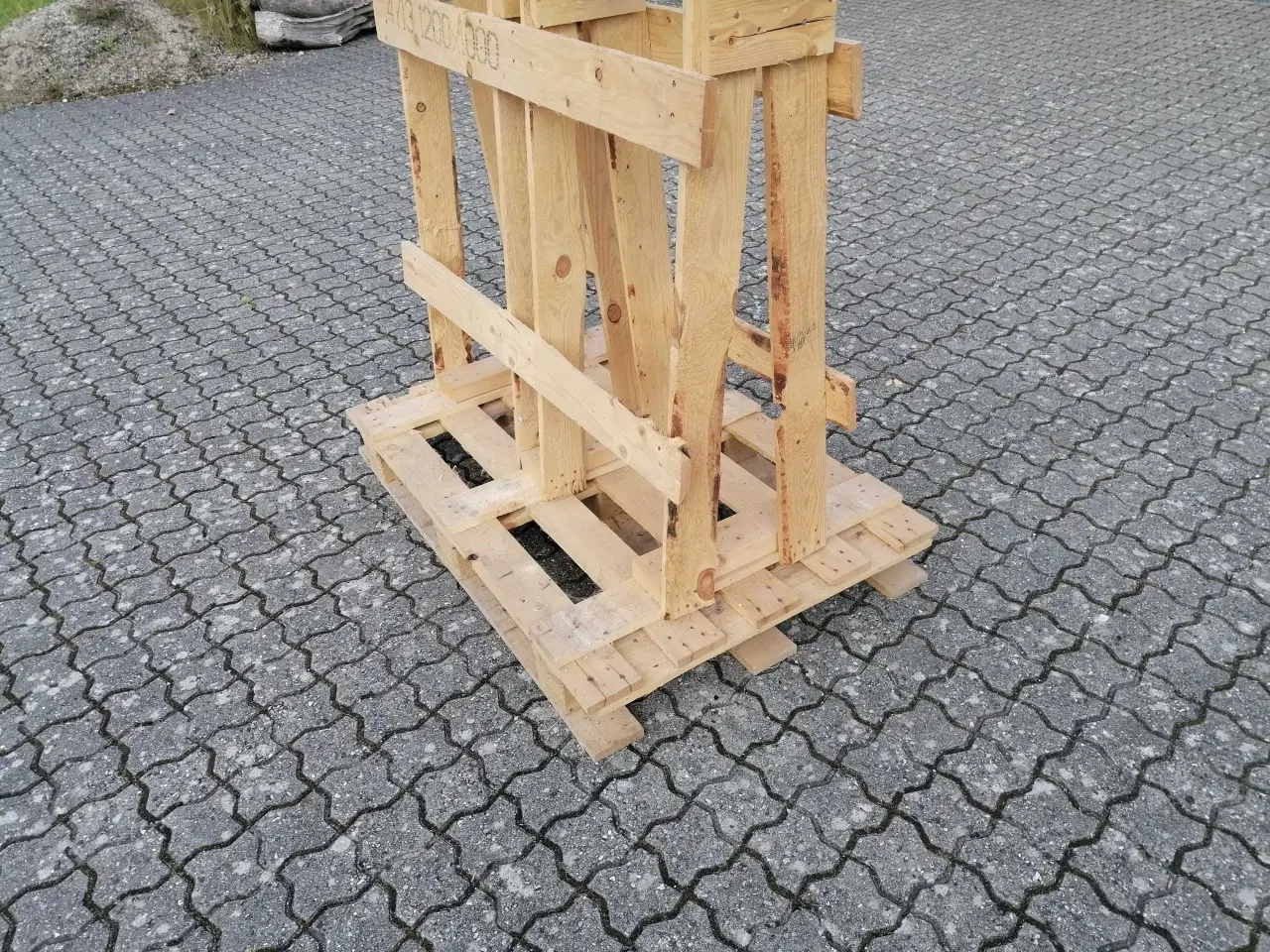 Billede 3 - Træpaller med Opsats