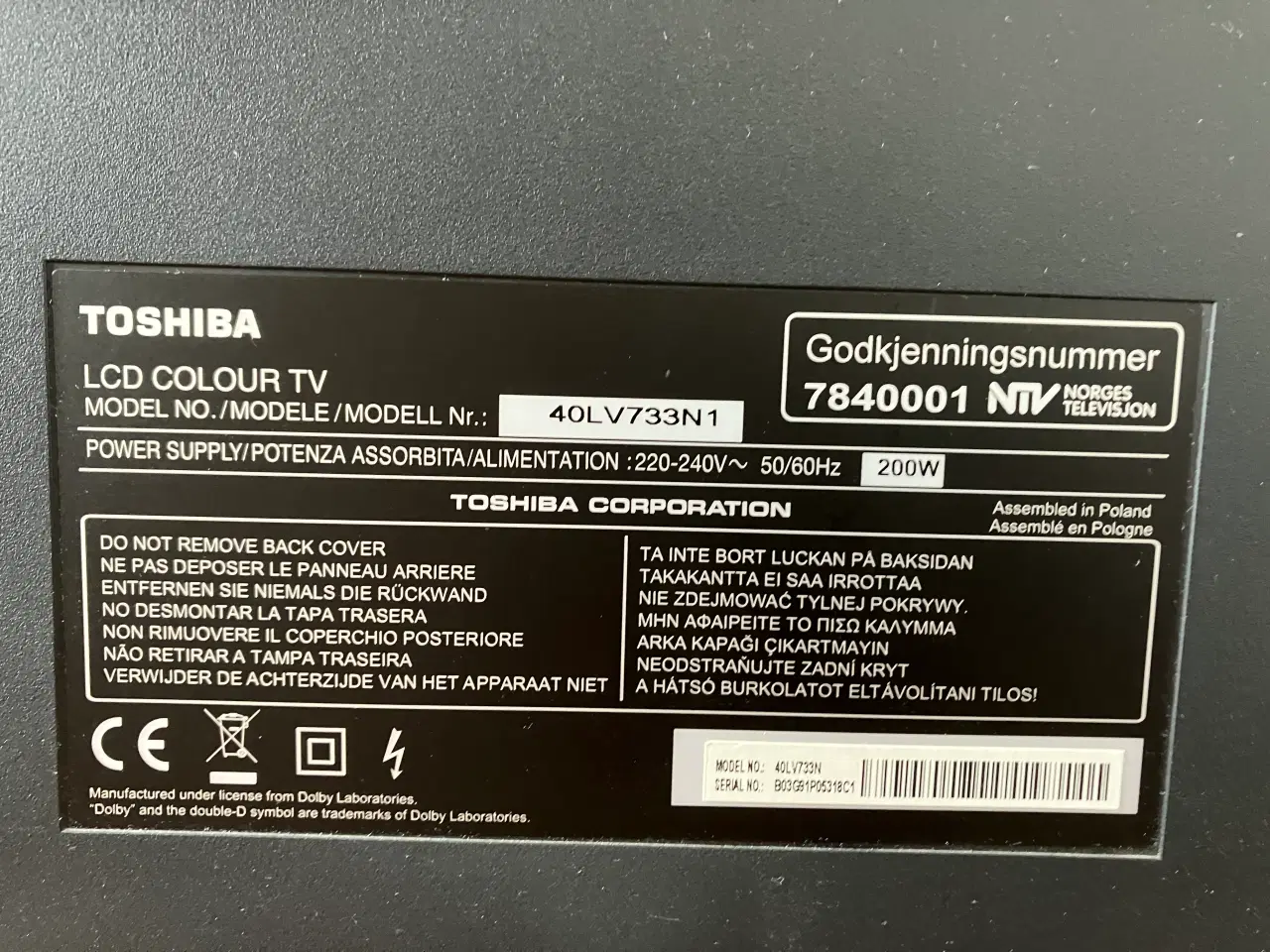 Billede 2 - Fladskærms-tv