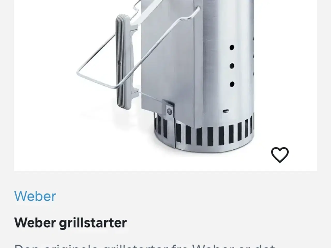 Billede 1 - Grillstarter