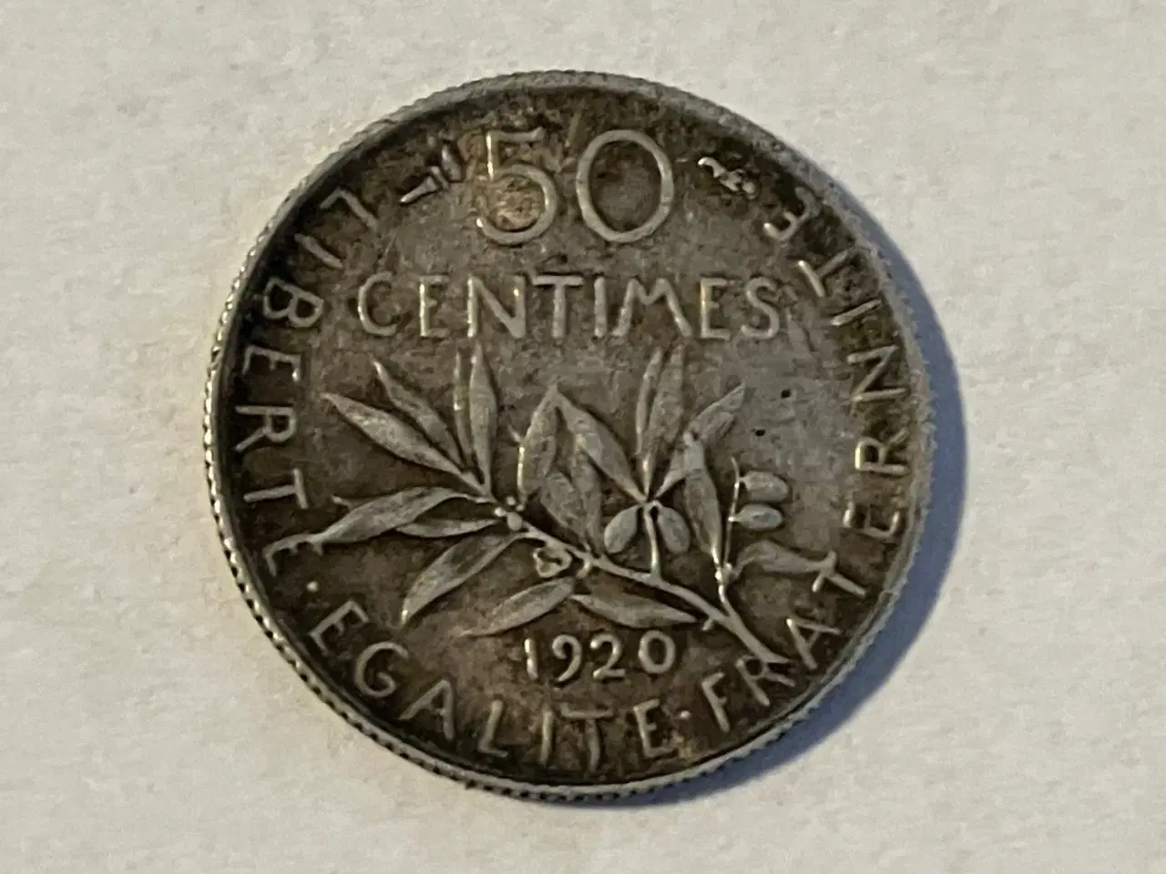 Billede 1 - 50 Centimes 1920 France