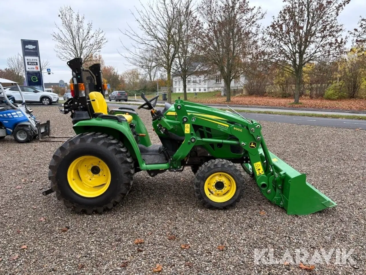 Billede 4 - Traktor med frontlæsser John Deere 3025E