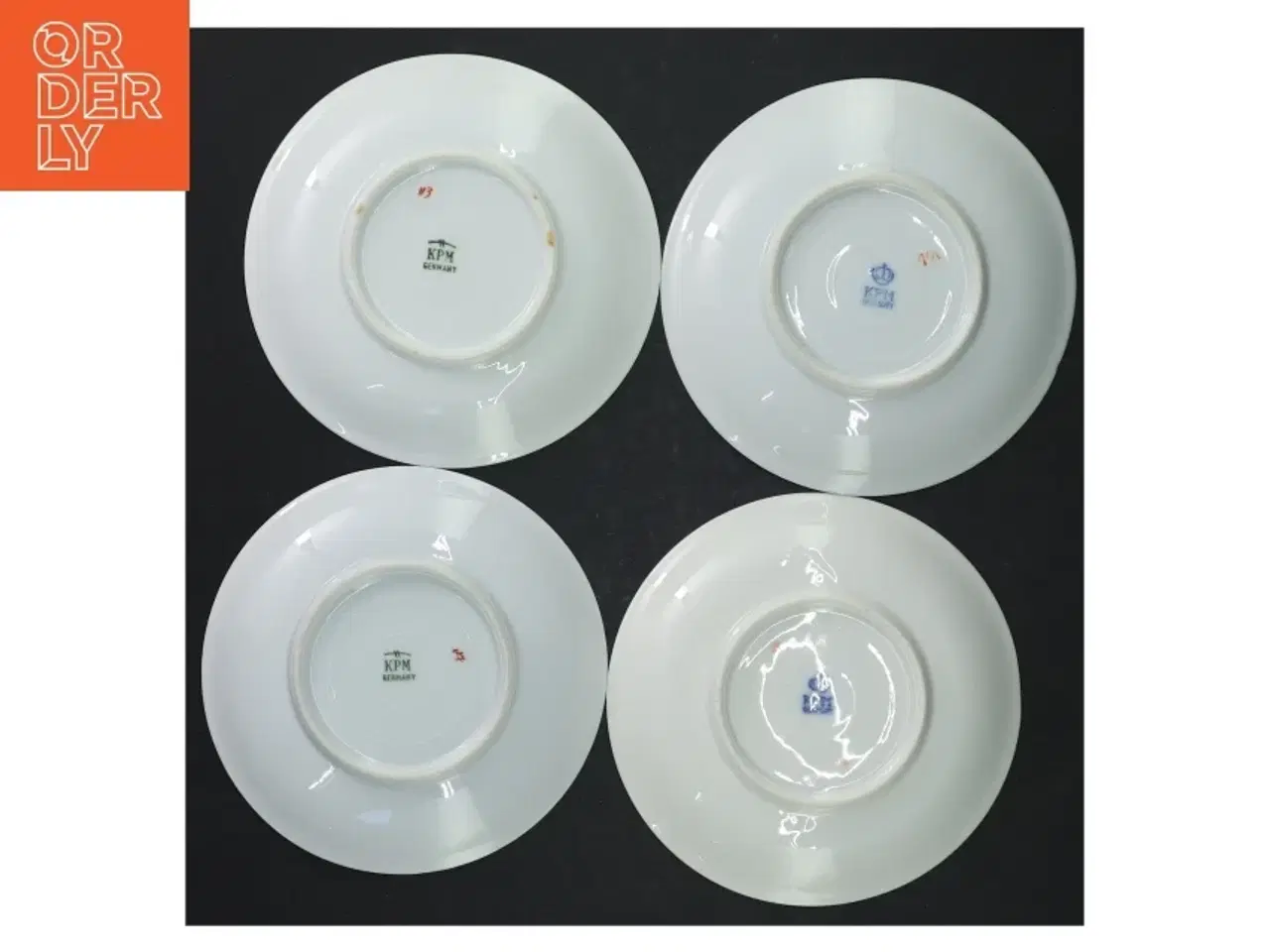 Billede 4 - KPM porcelæn kaffestel fra KPM (str. Ø. 12,5 cm. h 6 cm. ø. 6,5 cm)
