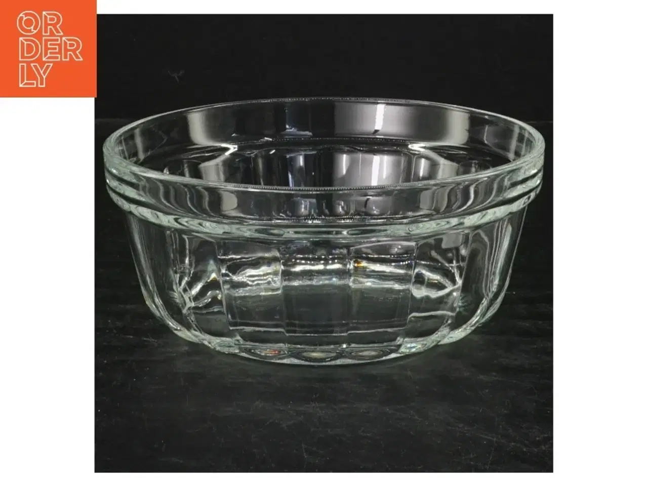 Billede 1 - Glasskål(str. Ø. 15 cm)