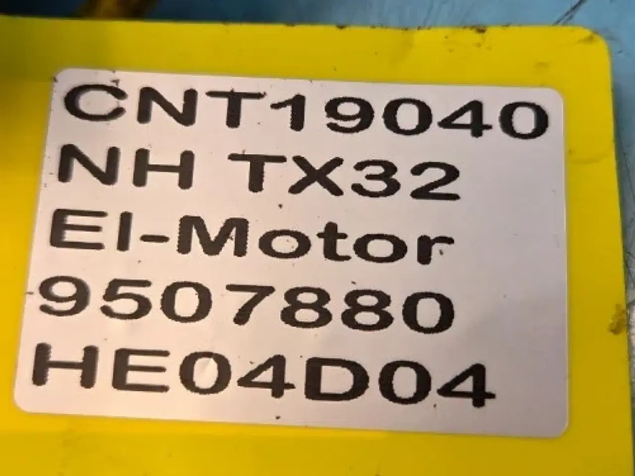 Billede 17 - New Holland TX32 El-Motor 9507880