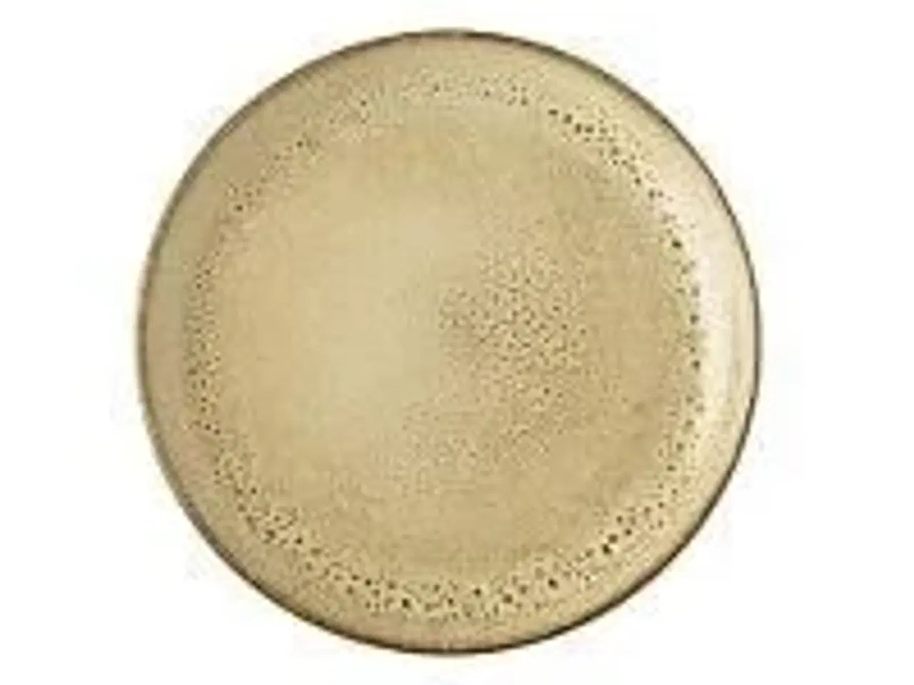 Billede 1 - 12 stk. Tallerken stentøj oliven 240 mm Rustik
