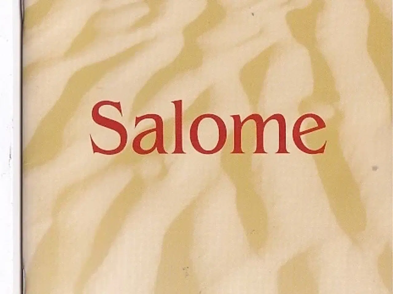 Billede 1 - Salome - Opera 2001 - Det Kongelige Teater - Program A5 - Pæn