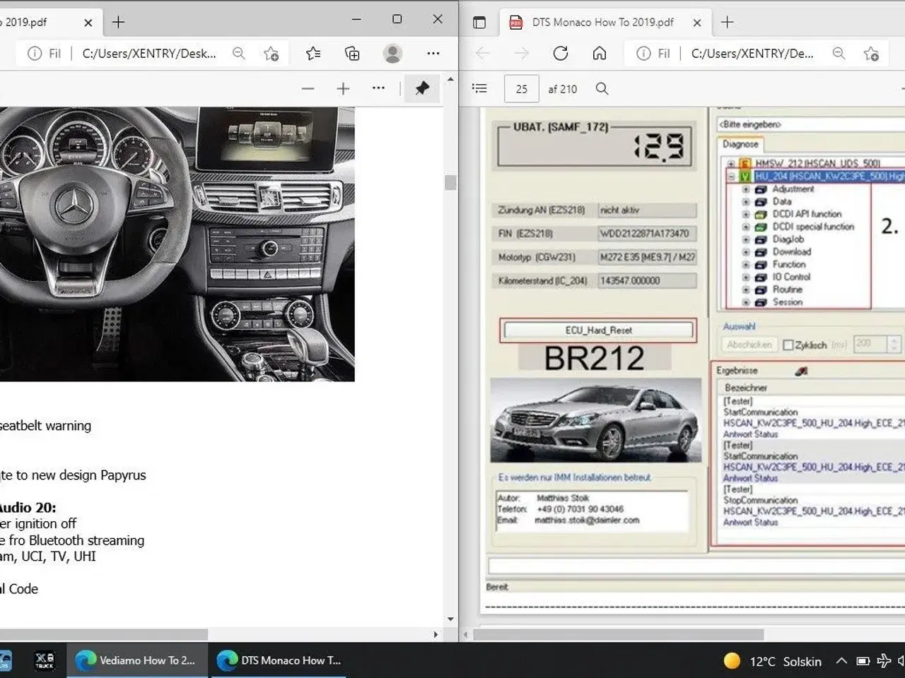 Billede 7 - iCarsoft Mercedes Tester OBD2 Original Xentry 2022