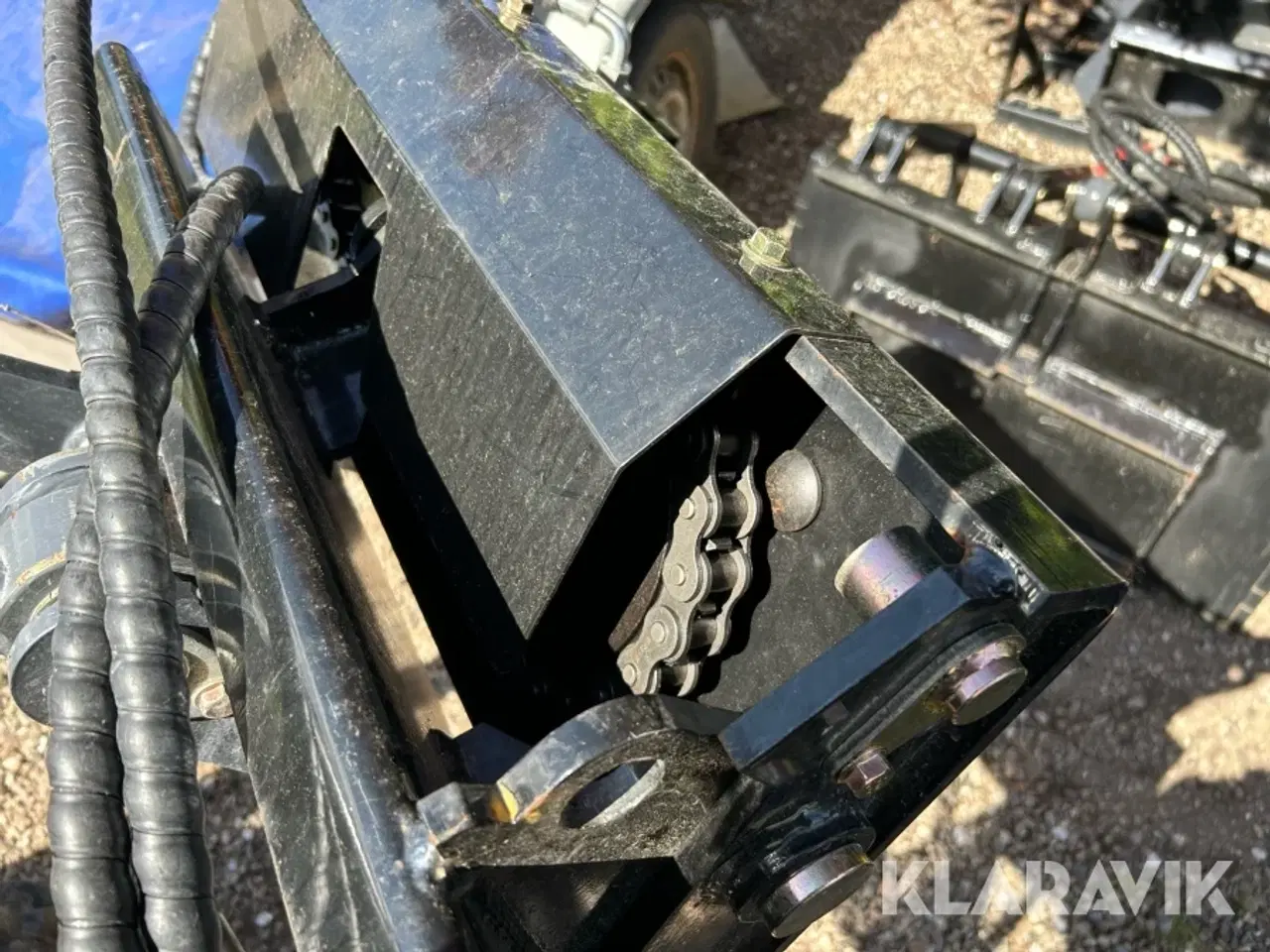 Billede 4 - Pælbor med hydraulisk motor