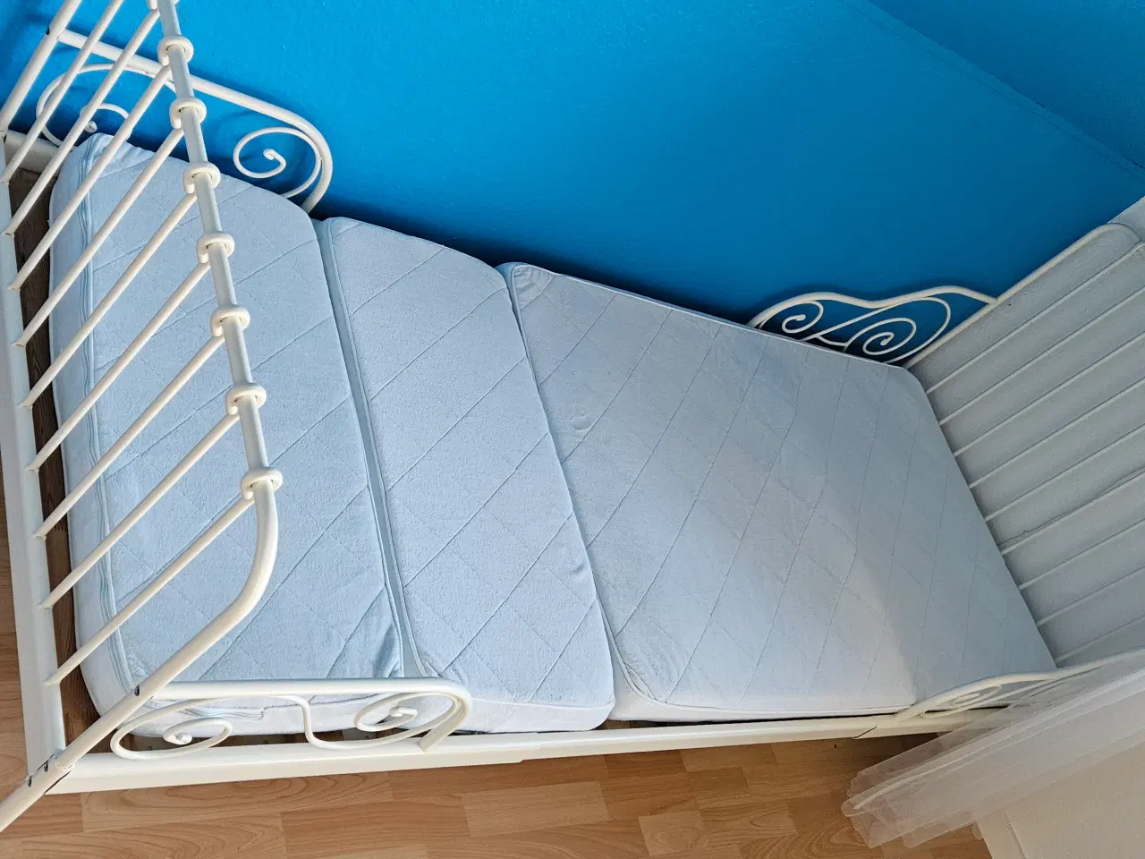 Billede 1 - ikea udtræksseng med madras