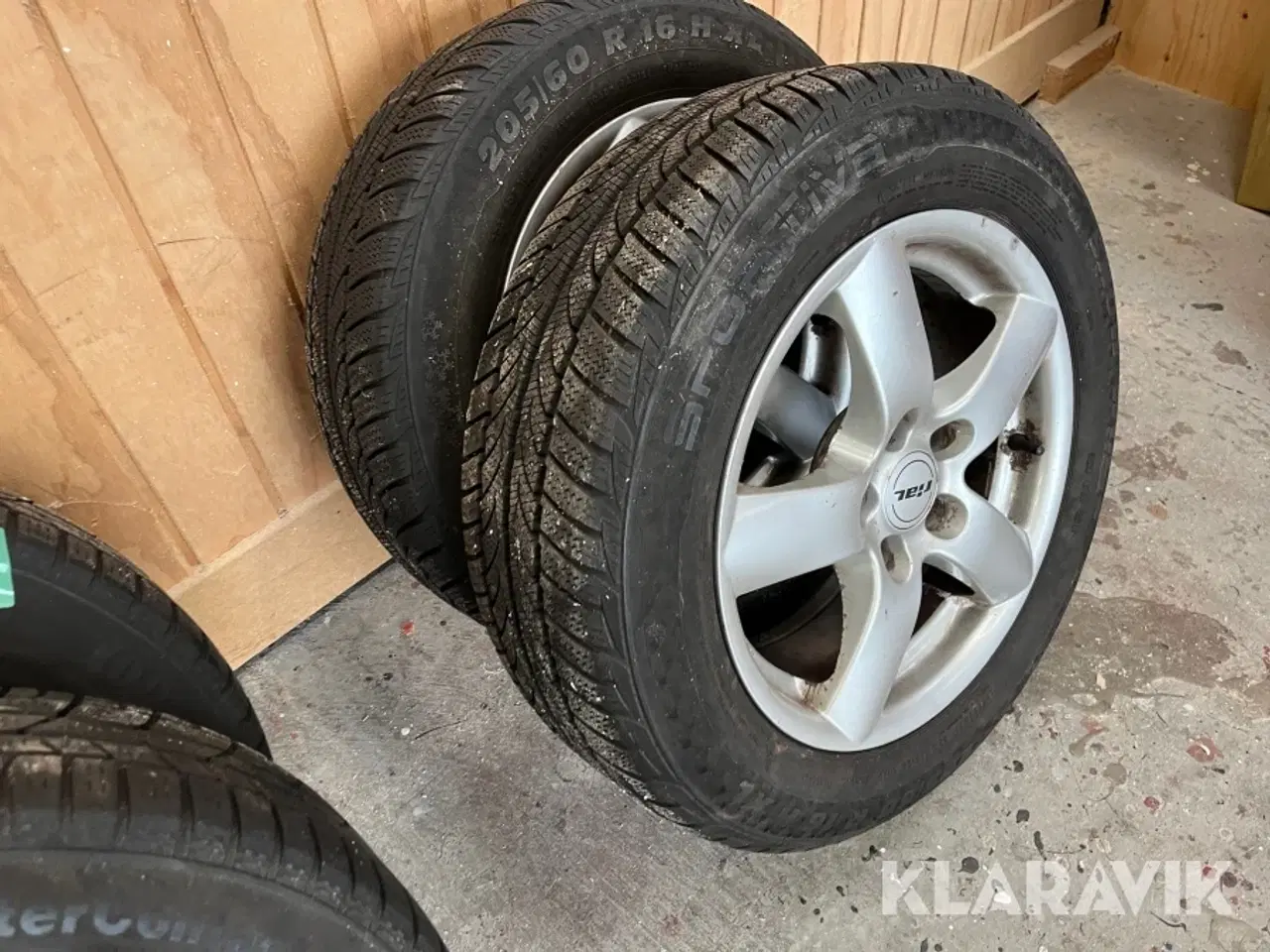 Billede 5 - Alufælge med dæk Rial 4 styk