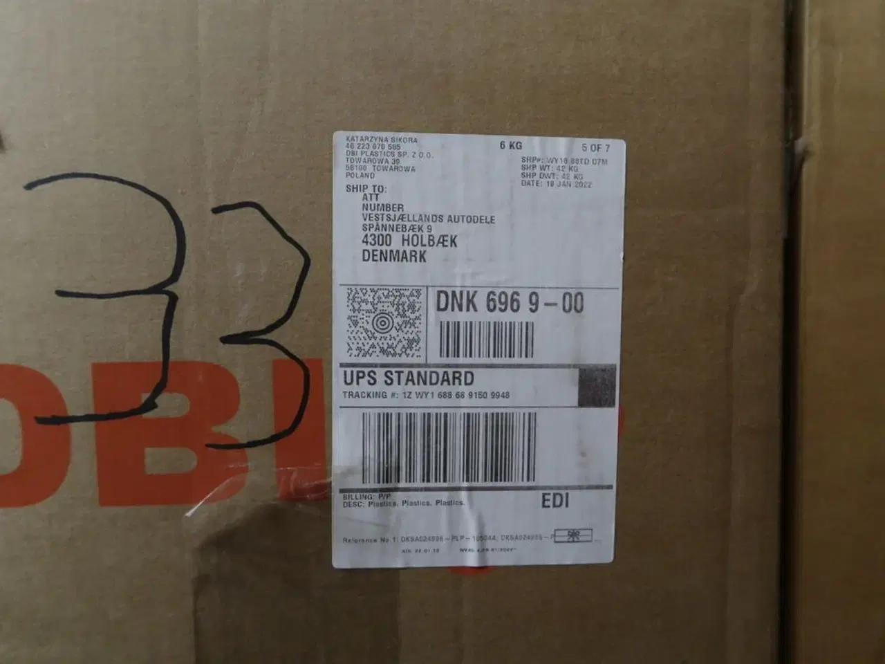 Billede 4 - 2 fag pallereoler med indhold