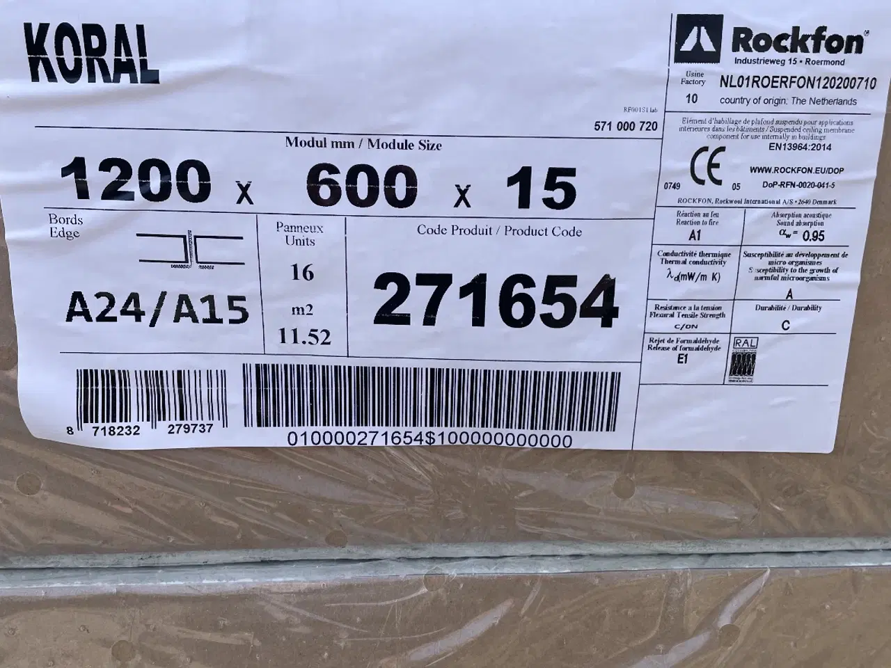 Billede 3 - Rockfon plader i ny tilstand