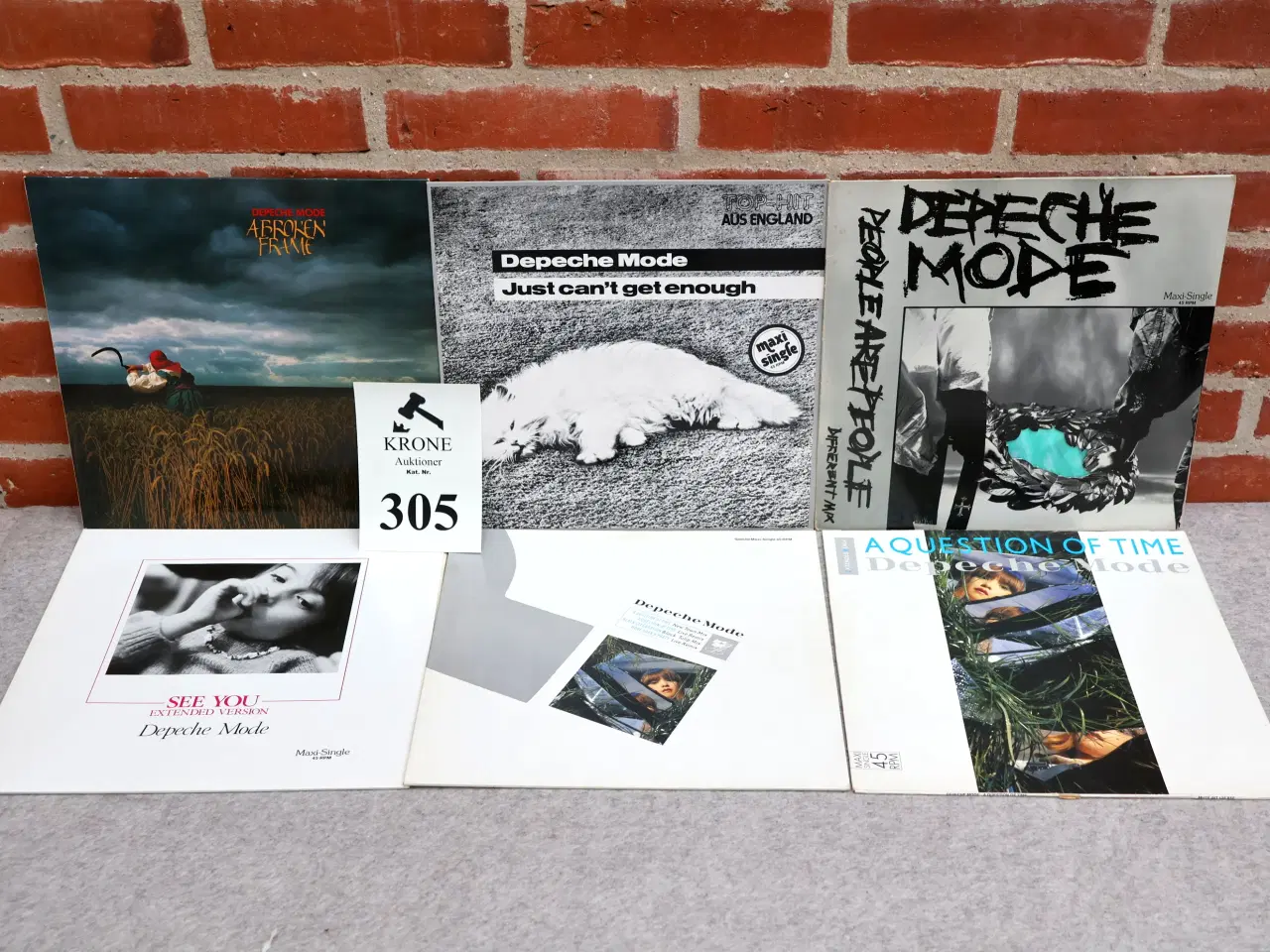 Billede 3 - 6 Stk Depeche Mode, Lpér/maxi singler.
