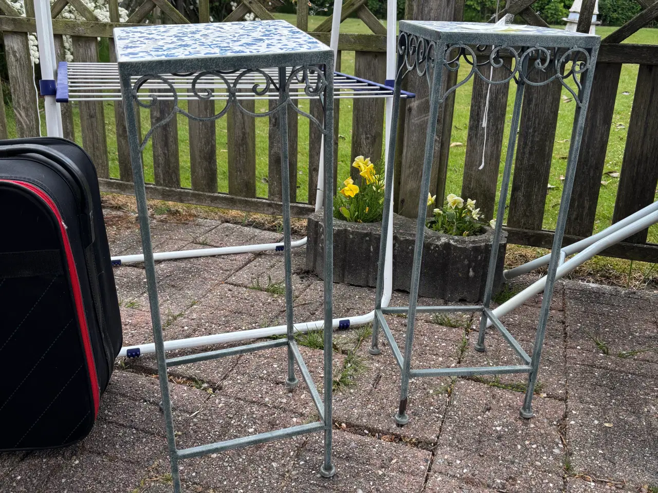 Billede 2 - 2 mosaik blomsteropsatser 