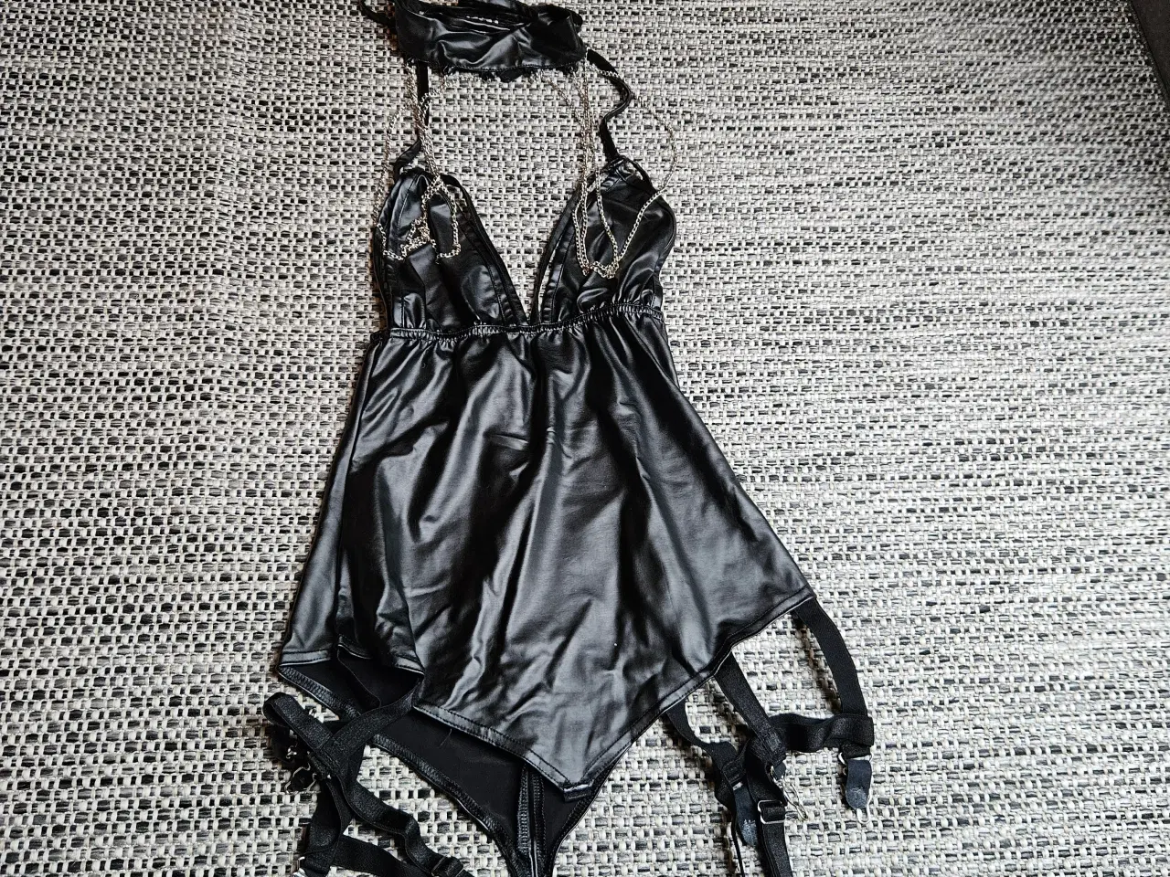 Billede 2 - sexy corsaige med strømpeholder og halsbånd 