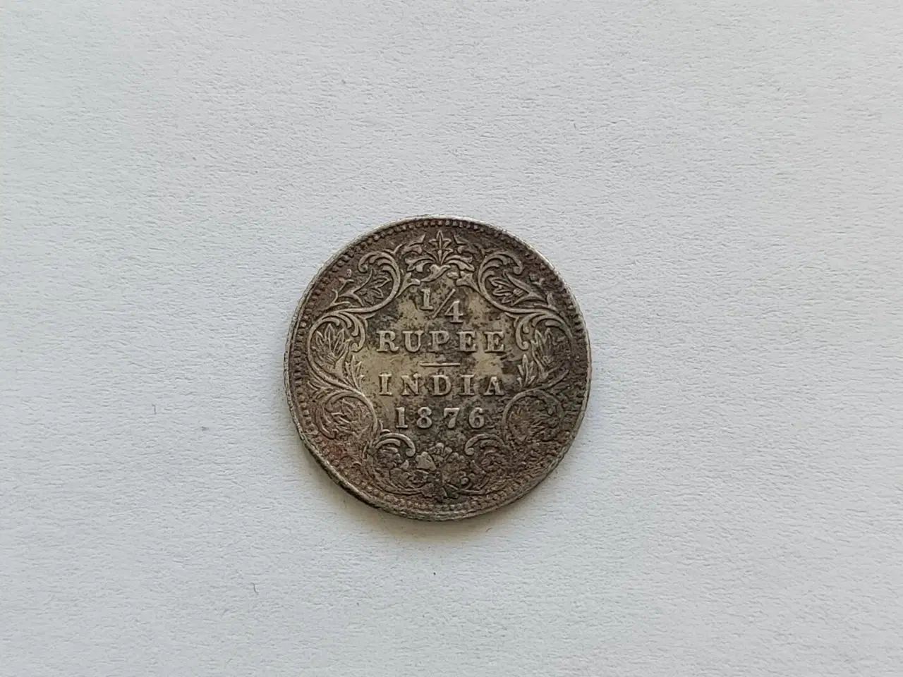 Billede 1 - 1/4 Rupee India 1876