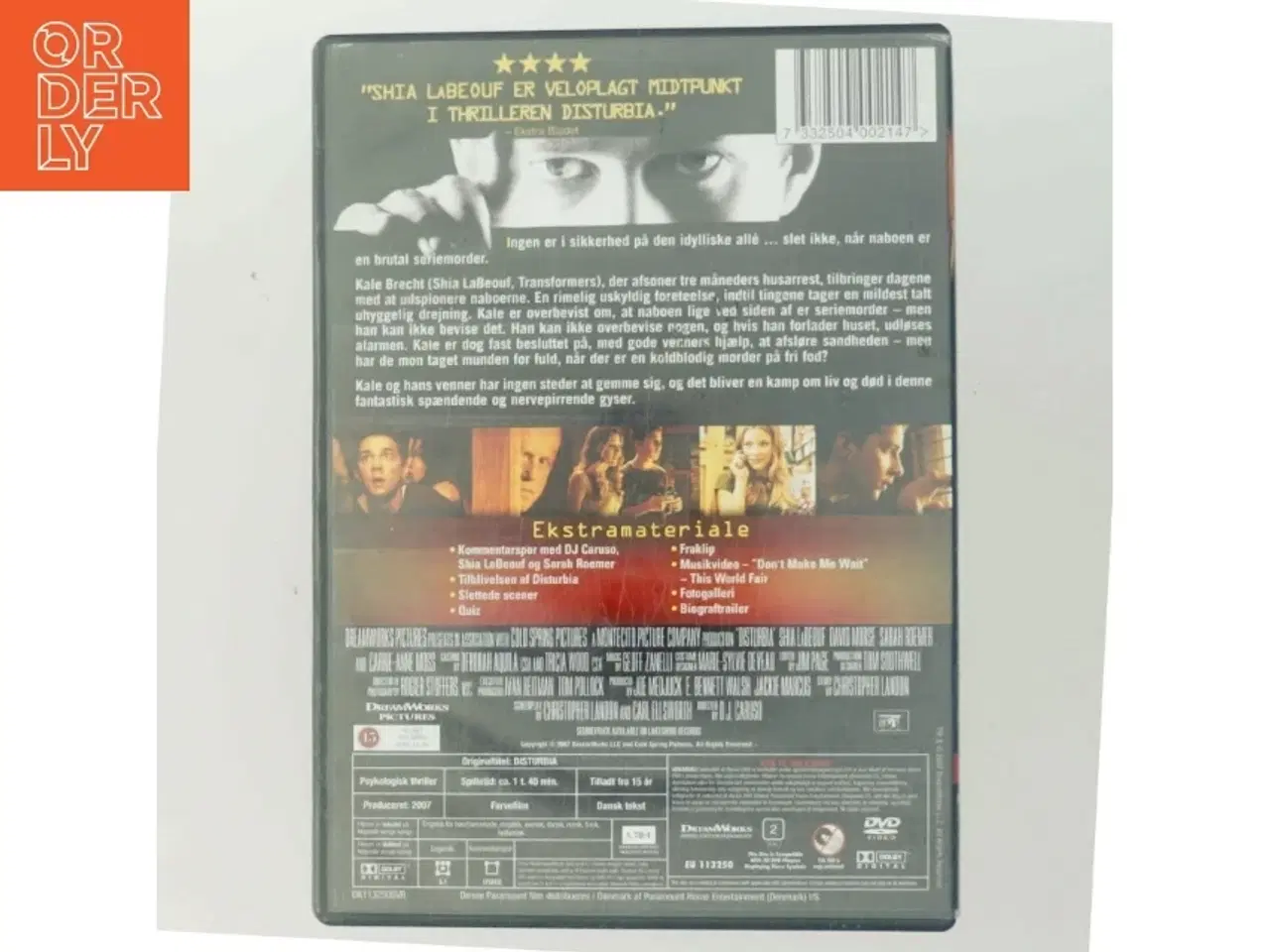 Billede 3 - Disturbia med Shia LaBeouf (DVD)