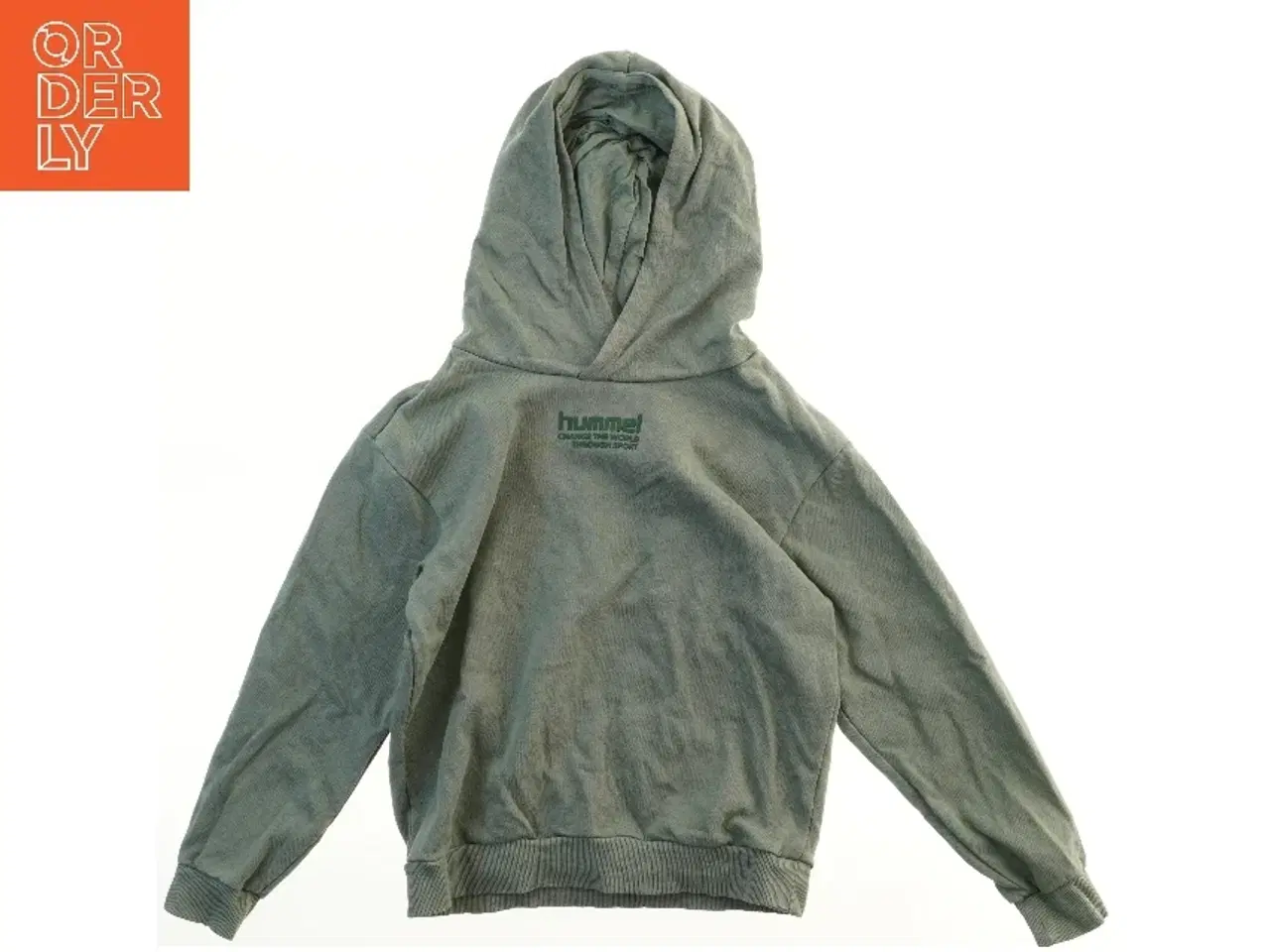 Billede 1 - Hættetrøje med tryk fra Hummel (str. 146)