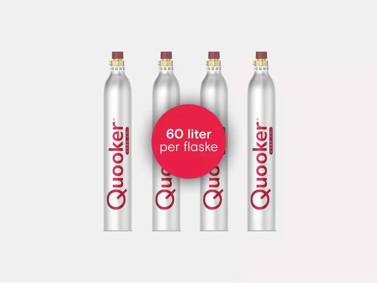 Billede 1 - (Ny) Quooker CUBE CO₂ cylindre 4-pack 60 liter