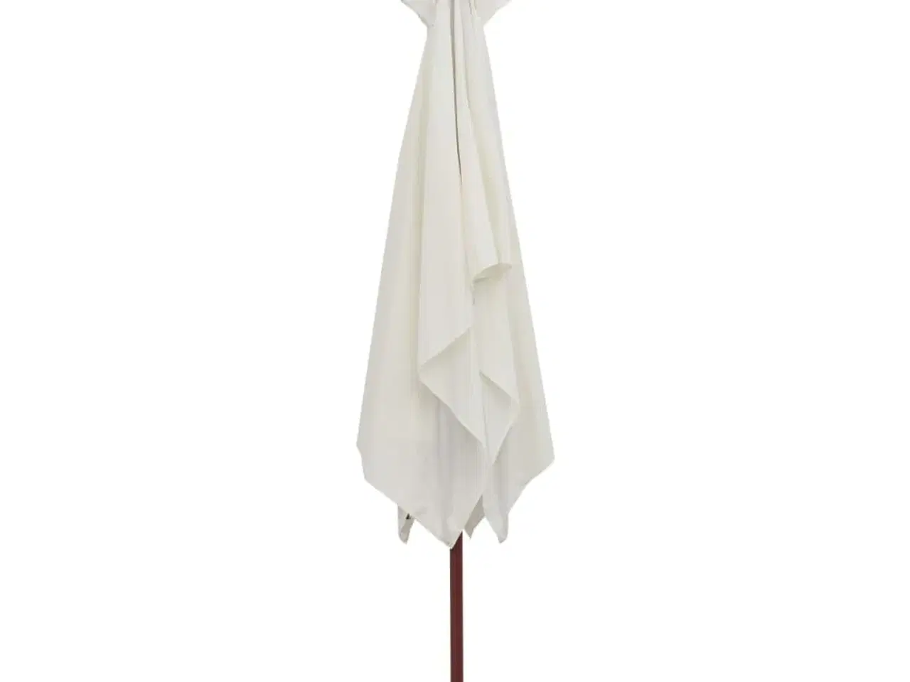 Billede 3 - Parasol 200 x 300 cm træstang cremehvid