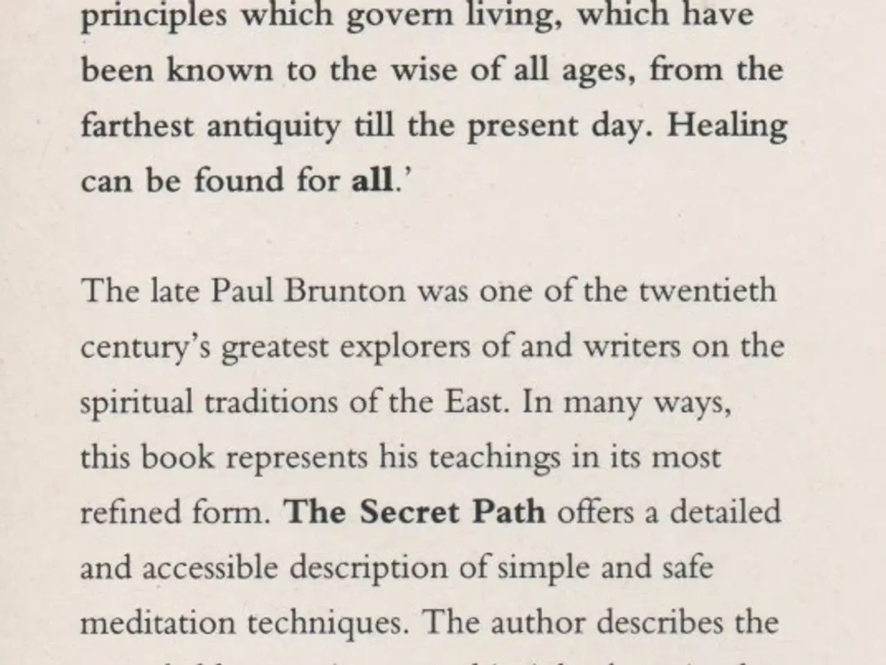 Billede 2 - The Secret Path by Paul Brunton