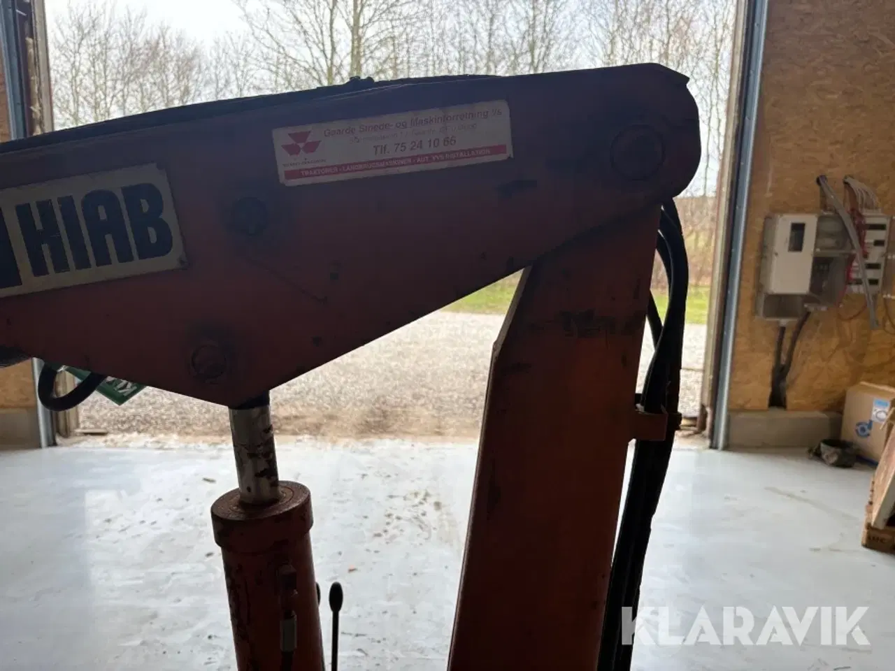 Billede 11 - Hydraulisk løftekran HIAB 250 2000 kg. til 600 kg.