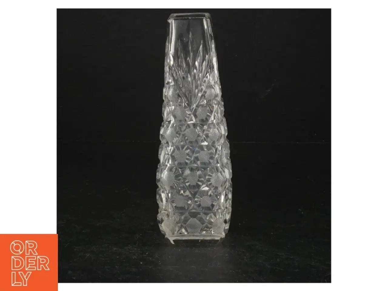 Billede 1 - Krystalglas vase (str. 17 cm)