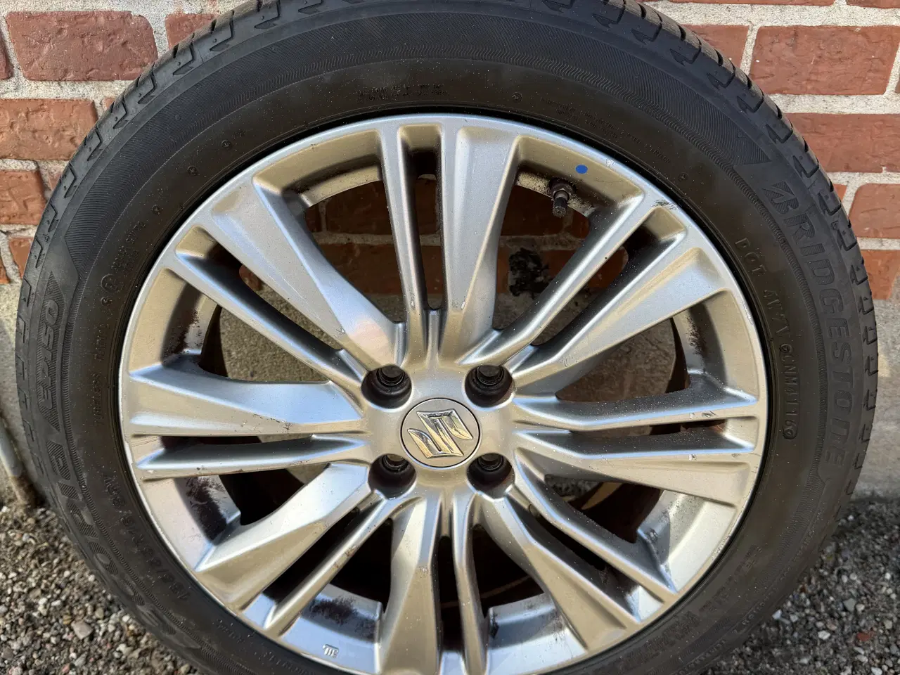 Billede 1 - 4 stk. Bridgestone Ecopia dæk med fælge 185/55 R16