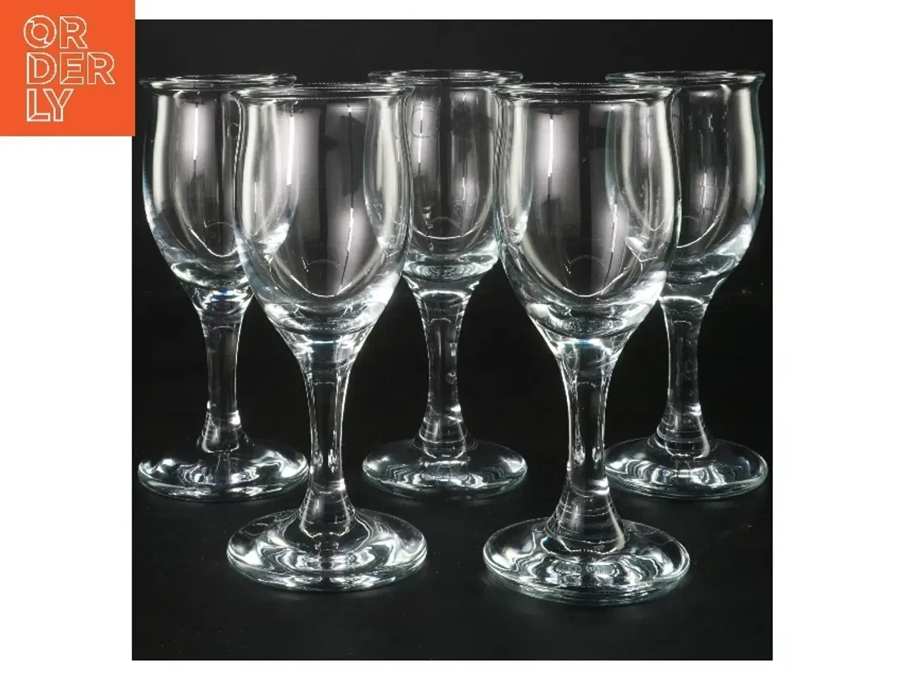 Billede 1 - 5 stk Ideelle vinglas (str. 5 stk Ø 6,5 cm længde 17,5 cm)