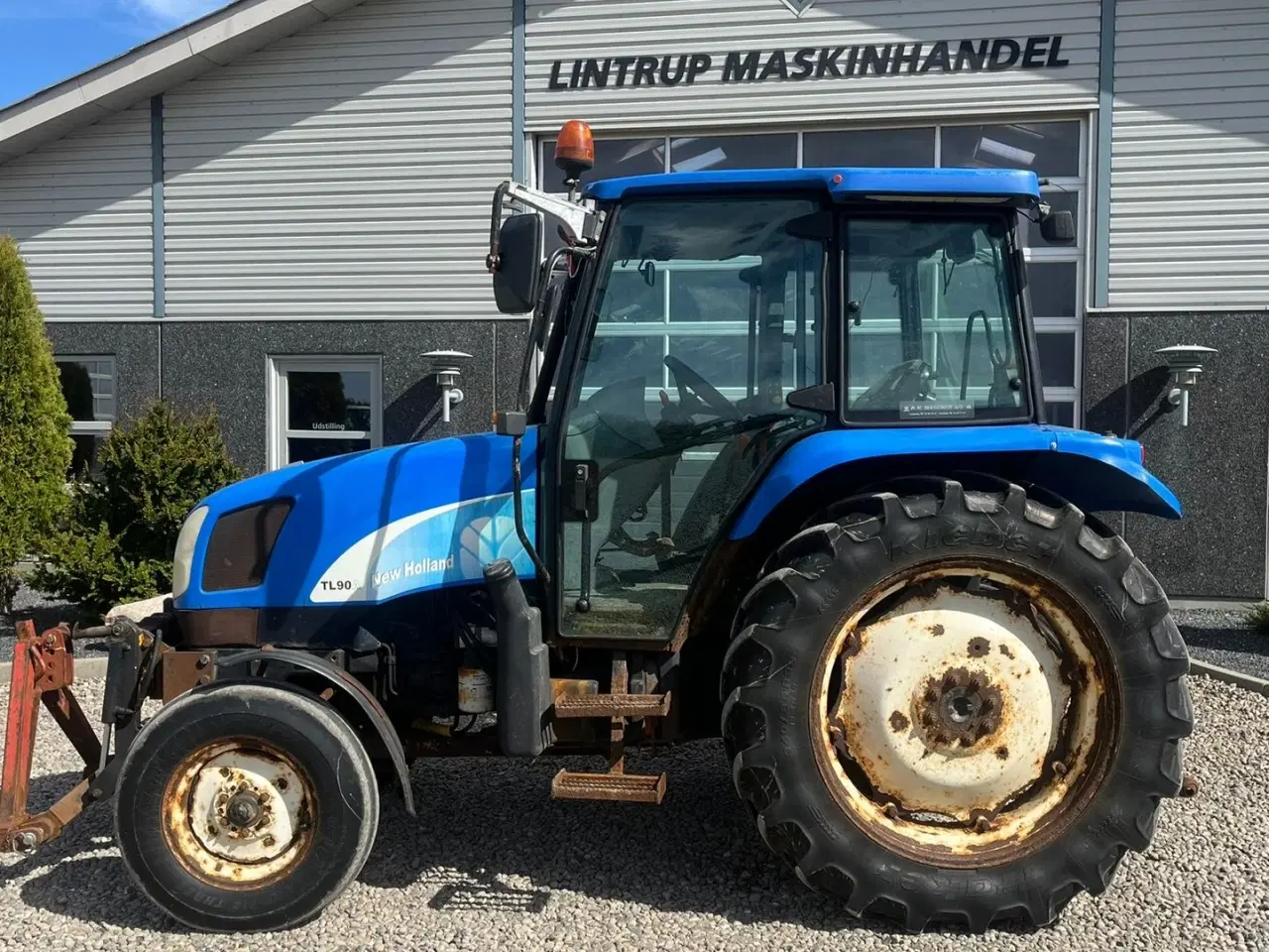 Billede 9 - New Holland TL90A Med frontlift
