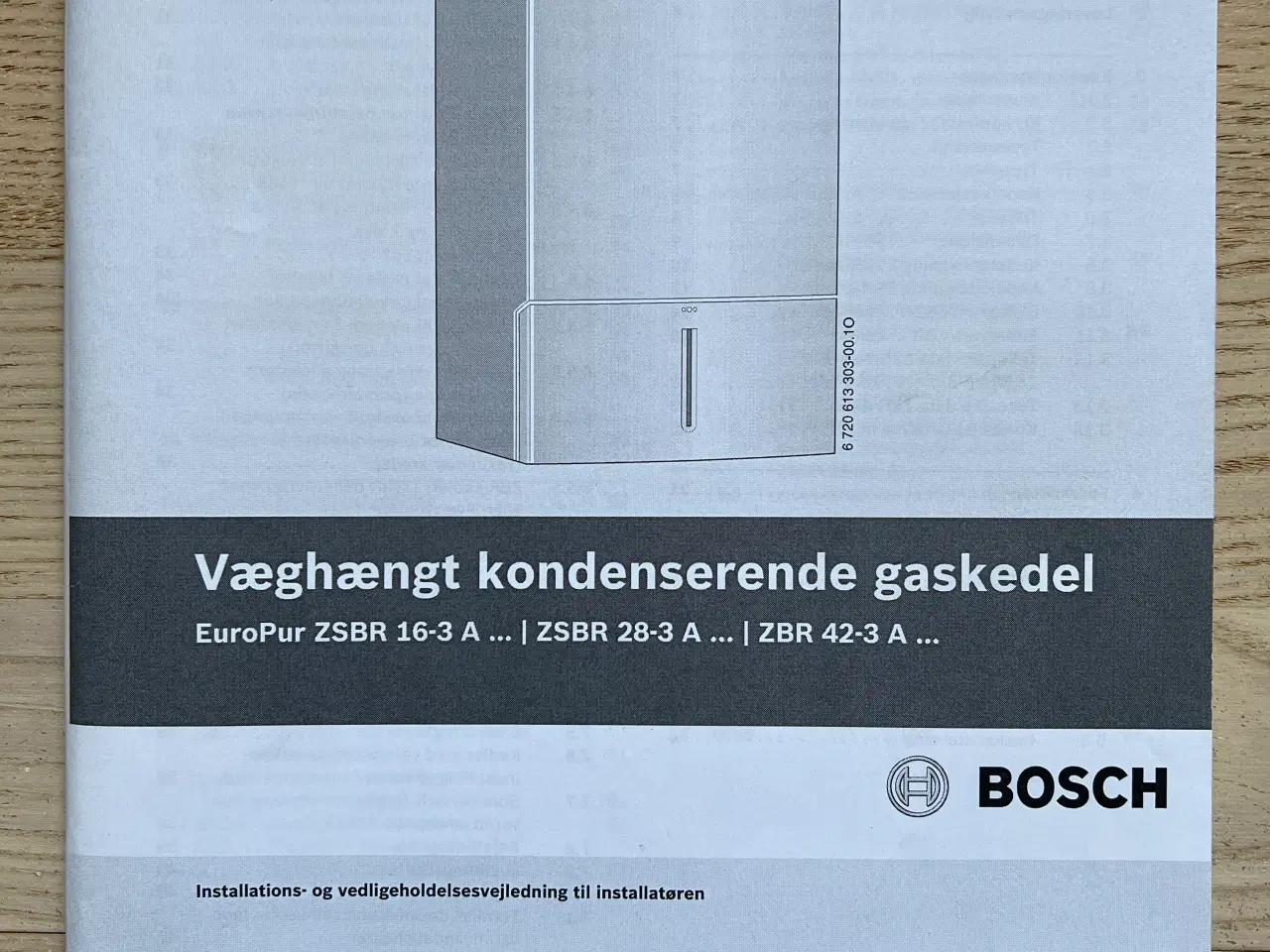 Billede 6 - Bosch EuroPur væghængt kondenserende gaskedel