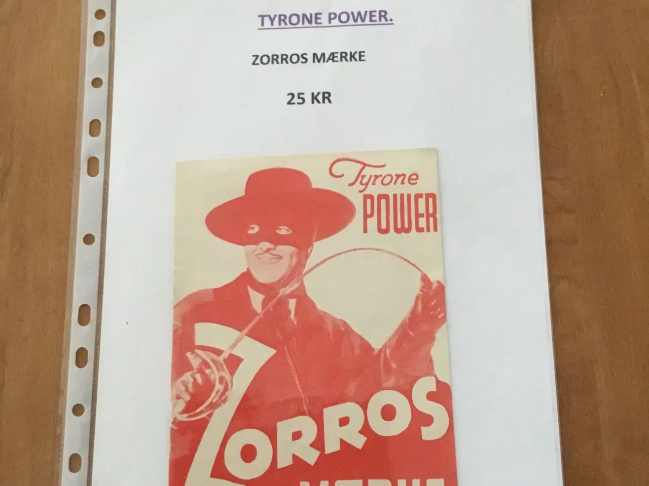 Billede 3 - TYRONE POWER  - se Rabat