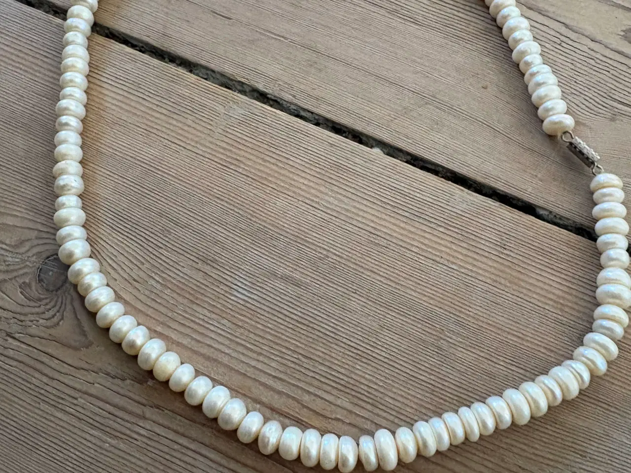 Billede 1 - Ægte ferskvands perle halskæde 