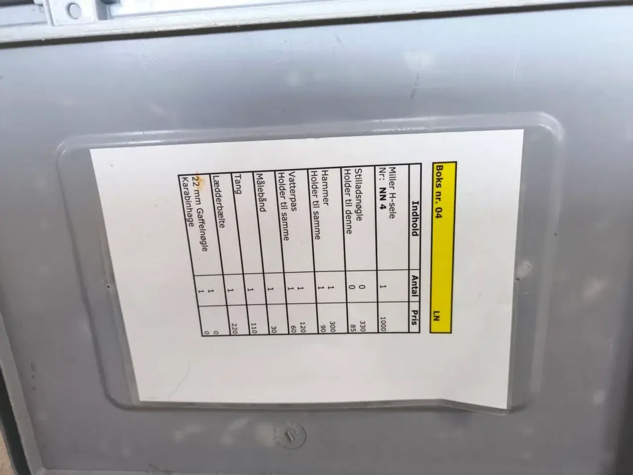 Billede 2 - Kasse m. sikringsgrej samt div.