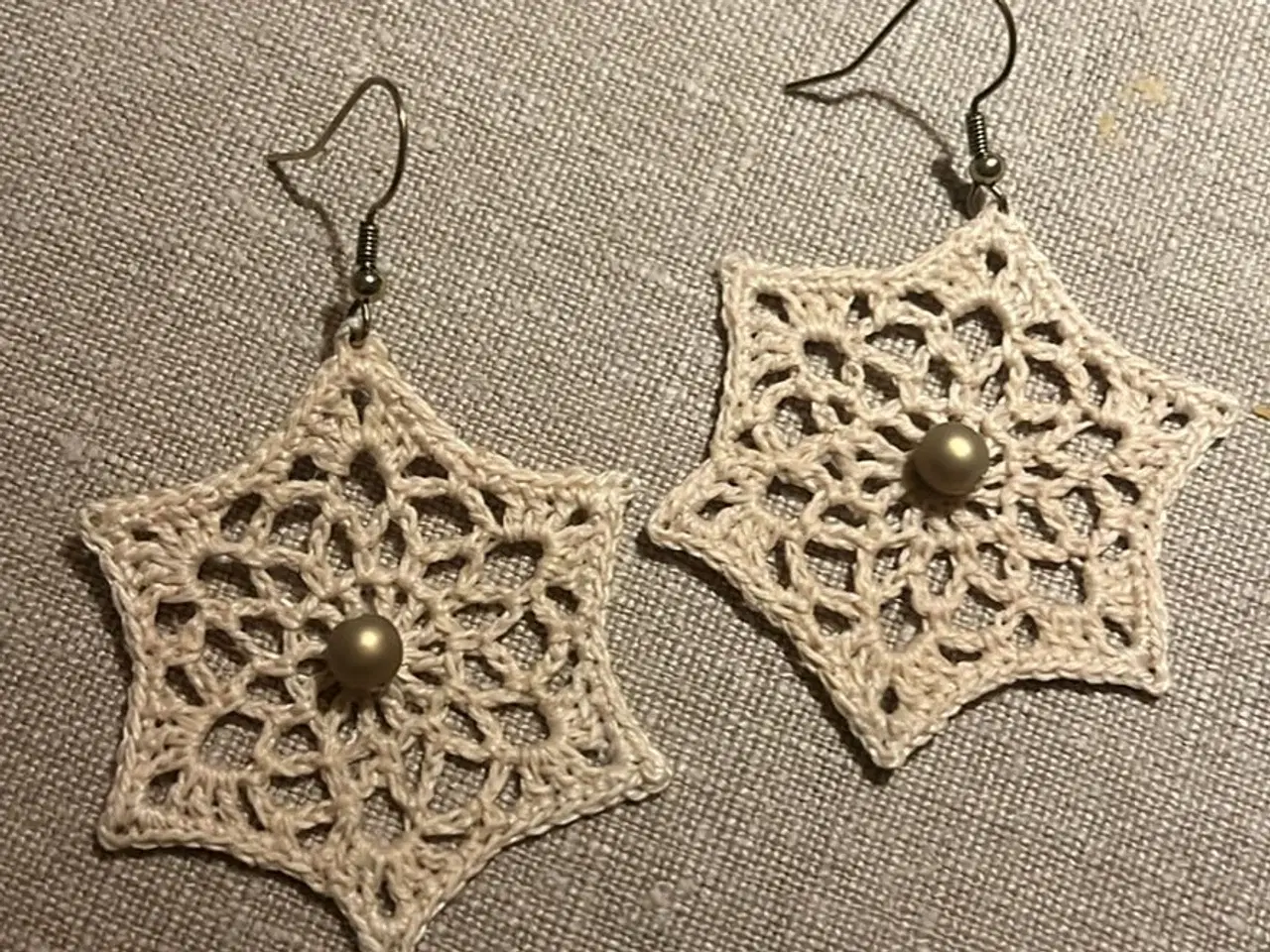 Billede 1 - Hæklede øreringe