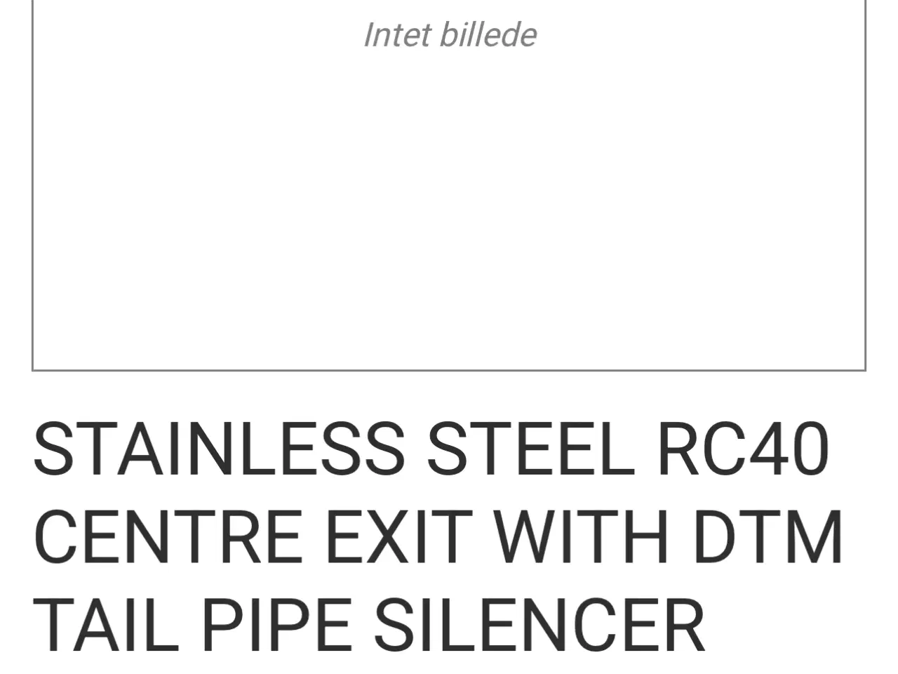 Billede 6 - RC40 Center udstødning Mini