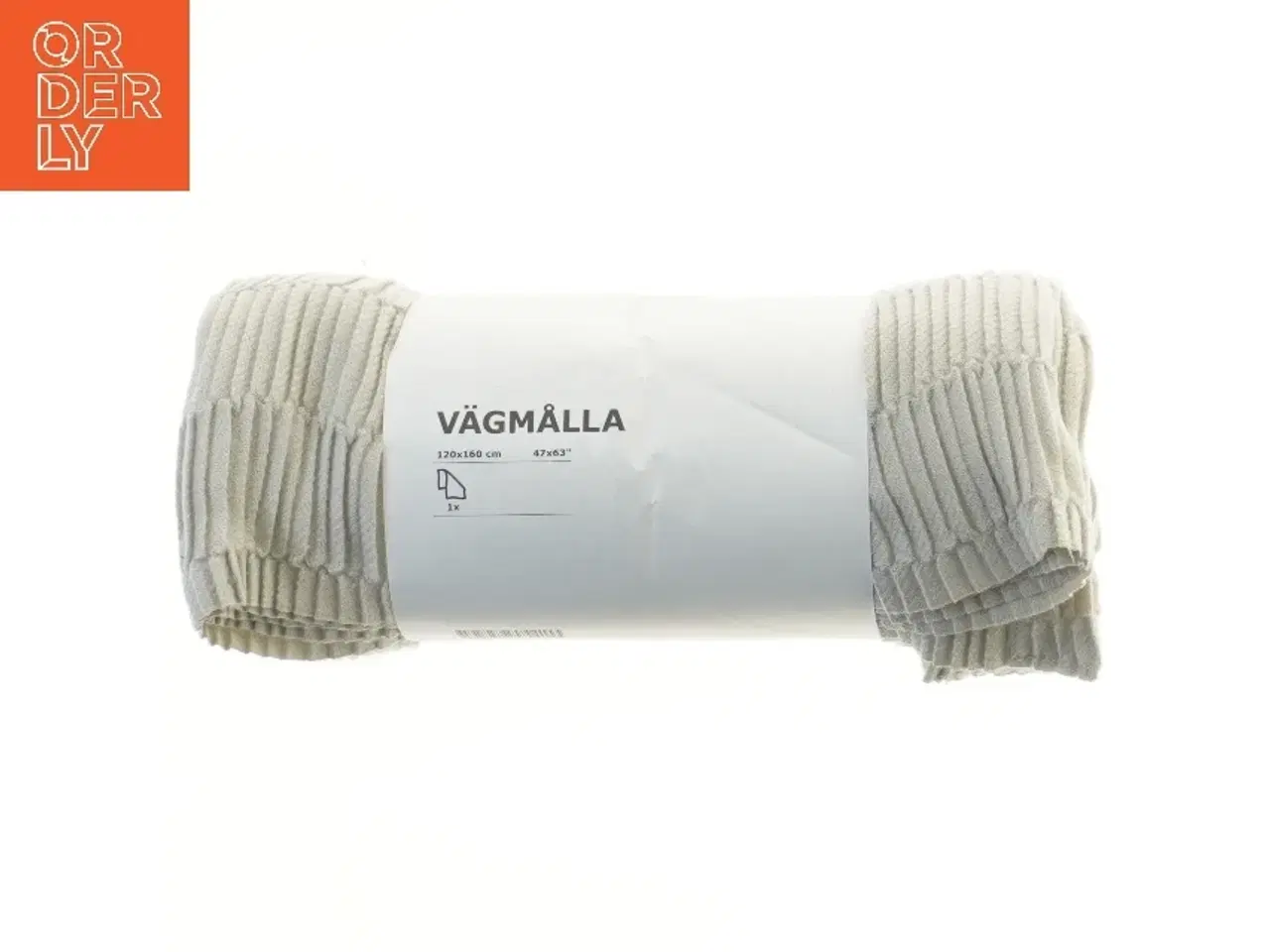 Billede 1 - VÄGMÅLLA plaid 120x160 cm fra IKEA (str. 120x160 cm)