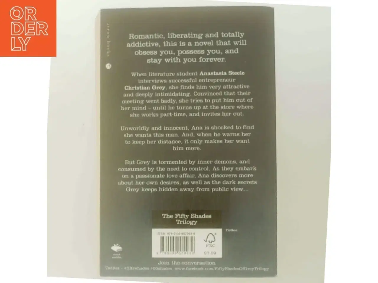 Billede 3 - Fifty Shades Trilogy. I, Fifty shades of grey af E. L. James (Bog)