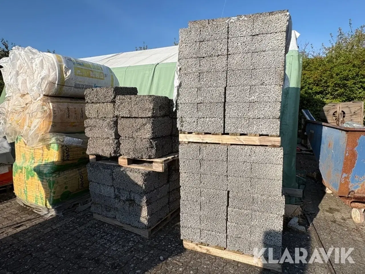 Billede 1 - Gulv Lecablokke blandet lot